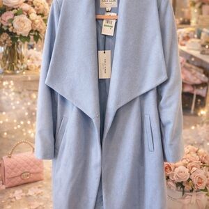 New with tags! Cole Haan Light Blue Pea Coat